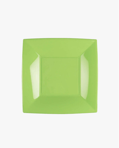 Piatto Piano Nice PP Verde 230 mm - 25 pezzi Piatto Piano Nice PP Verde 230 mm - 25 pezzi