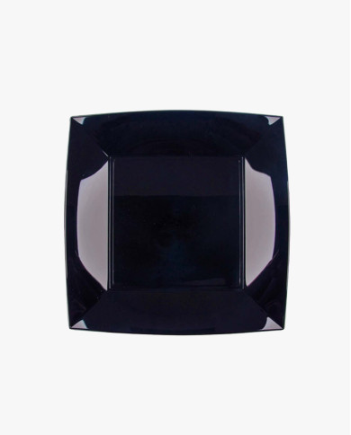 Piatto Piano Nice PP Nero 230 mm - 25 pezzi Piatto Piano Nice PP Nero 230 mm - 25 pezzi