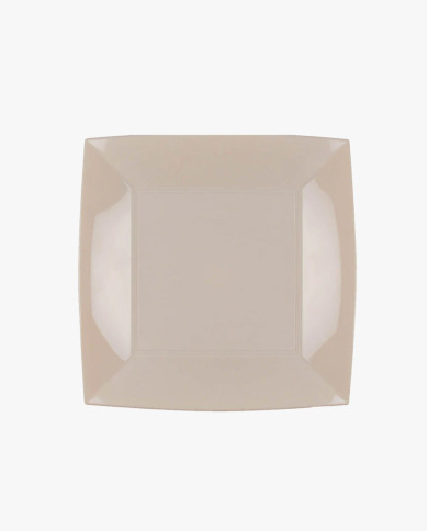 Piatto Dessert Nice PP Taupe 180 mm - 25 pezzi Piatto Dessert Nice PP Taupe 180 mm - 25 pezzi
