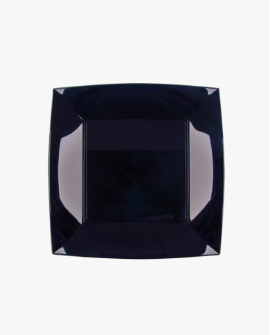 Piatto Dessert Nice PP Nero 180 mm - 25 pezzi Piatto Dessert Nice PP Nero 180 mm - 25 pezzi
