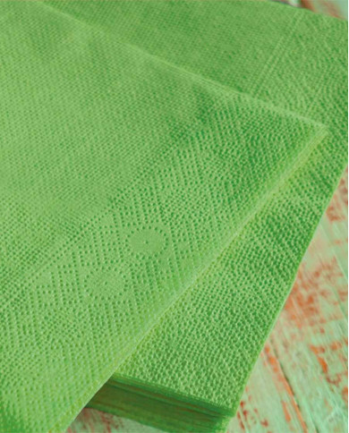 Tovaglioli 33x33 cm 2v touch verde mela 50 pezzi Tovaglioli 33x33 cm 2v touch verde mela 50 pezzi
