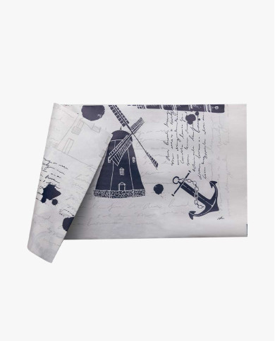 Tovaglie 100x100 cm carta fantasia Atlantic - 150pz Tovaglie 100x100 cm carta fantasia Atlantic - 150pz