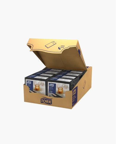 Tork Premium LinStyle Tovagliolo portaposate nero - 50pz Tork Premium LinStyle Tovagliolo portaposate nero - 50pz