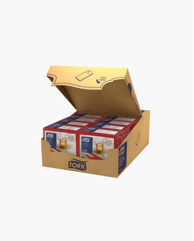 Tork Premium LinStyle Tovagliolo portaposate rosso - 50pz Tork Premium LinStyle Tovagliolo portaposate rosso - 50pz