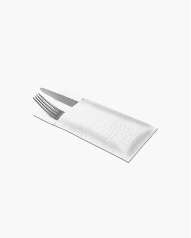 Tork Premium LinStyle Tovagliolo portaposate bianco - 50pz Tork Premium LinStyle Tovagliolo portaposate bianco - 50pz