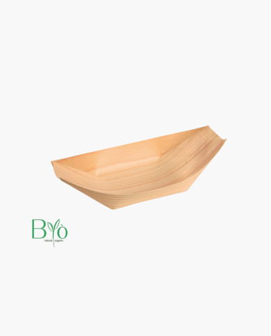 Barchetta monouso in legno 21 cm - 50pz Barchetta monouso in legno 21 cm - 50pz