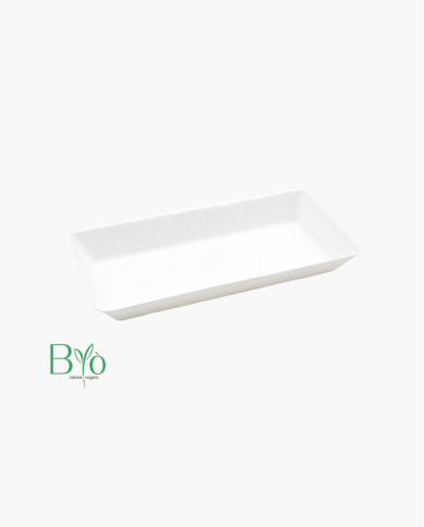 Finger food in polpa di cellulosa Rectangle 120ml - 25pz Finger food in polpa di cellulosa Rectangle 120ml - 25pz