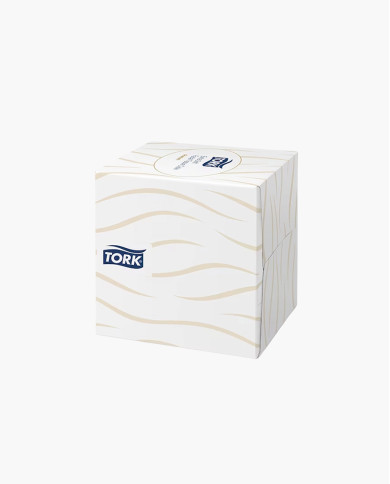 Veline per il viso Extra Soft cubo Tork - 100pz Veline per il viso Extra Soft cubo Tork - 100pz