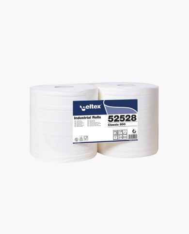 Rotolo industriale Classic 2 veli da 800 strappi Rotolo industriale Classic 2 veli da 800 strappi