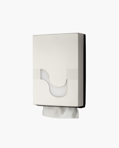 Dispenser Megamini White per asciugamani piegati slim Dispenser Megamini White per asciugamani piegati slim