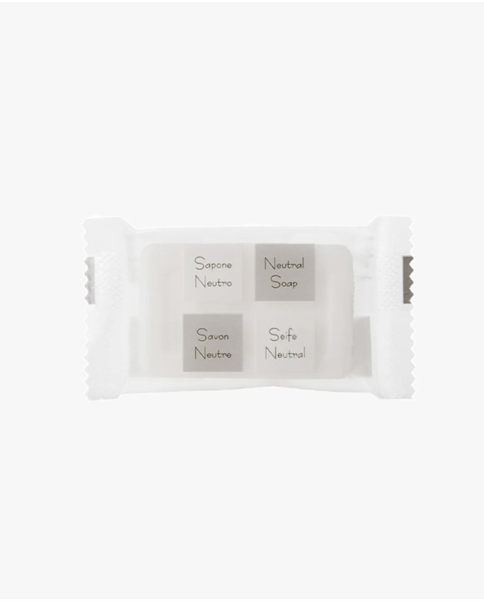 Sapone 12 g in flow-pack Linea "Neutra" - 600 pezzi Sapone 12 g in flow-pack Linea "Neutra" - 600 pezzi