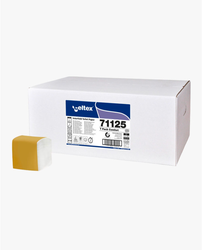 Celtex T Pack Comfort Carta Igienica Interfogliata 2 veli 9000 fogli Celtex T Pack Comfort Carta Igienica Interfogliata 2 veli 9000 fogli
