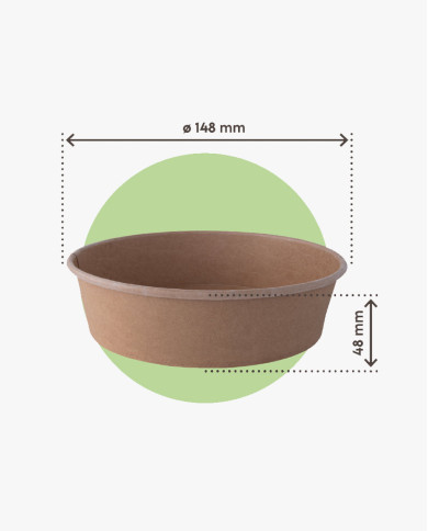 Bowl tonda monouso 500ml - 50 pezzi Bowl tonda monouso 500ml - 50 pezzi