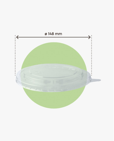 Coperchio bowl tonde 500/750/1000ml 50 pezzi Coperchio bowl tonde 500/750/1000ml 50 pezzi