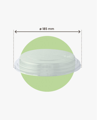 Coperchio bowl tonde 1300ml 50 pezzi Coperchio bowl tonde 1300ml 50 pezzi