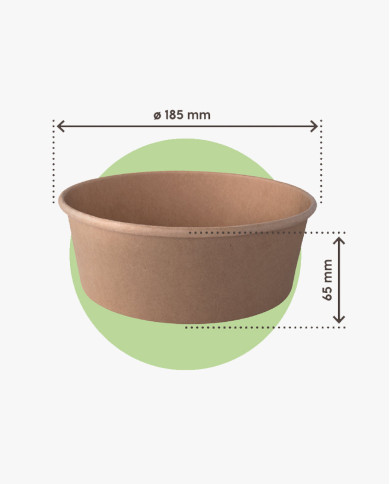 Bowl tonda monouso 1300ml - 50 pezzi Bowl tonda monouso 1300ml - 50 pezzi