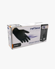 Guanti In Nitrile Neri Senza Polvere Reflexx 78 Guanti In Nitrile Neri Senza Polvere Reflexx 78