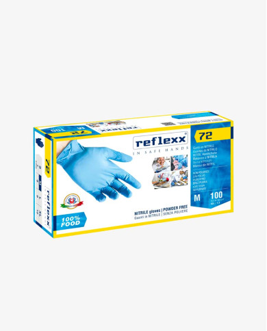 Guanti in Nitrile uso alimentare Reflexx 72 Guanti in Nitrile uso alimentare Reflexx 72