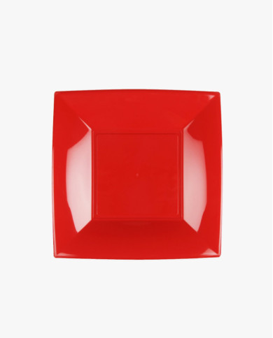 Piatto Piano Nice PP Rosso 230 mm - 25 pezzi Piatto Piano Nice PP Rosso 230 mm - 25 pezzi